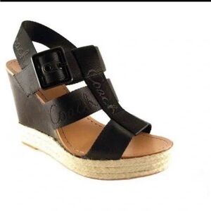 Coach Black Maryanne Wedges